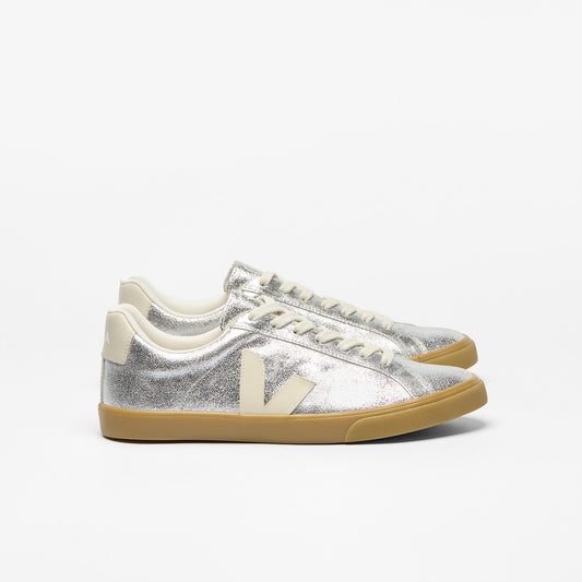 ESPLAR SUEDE SILVER PIERRE NATURAL - VEJA ON SALE