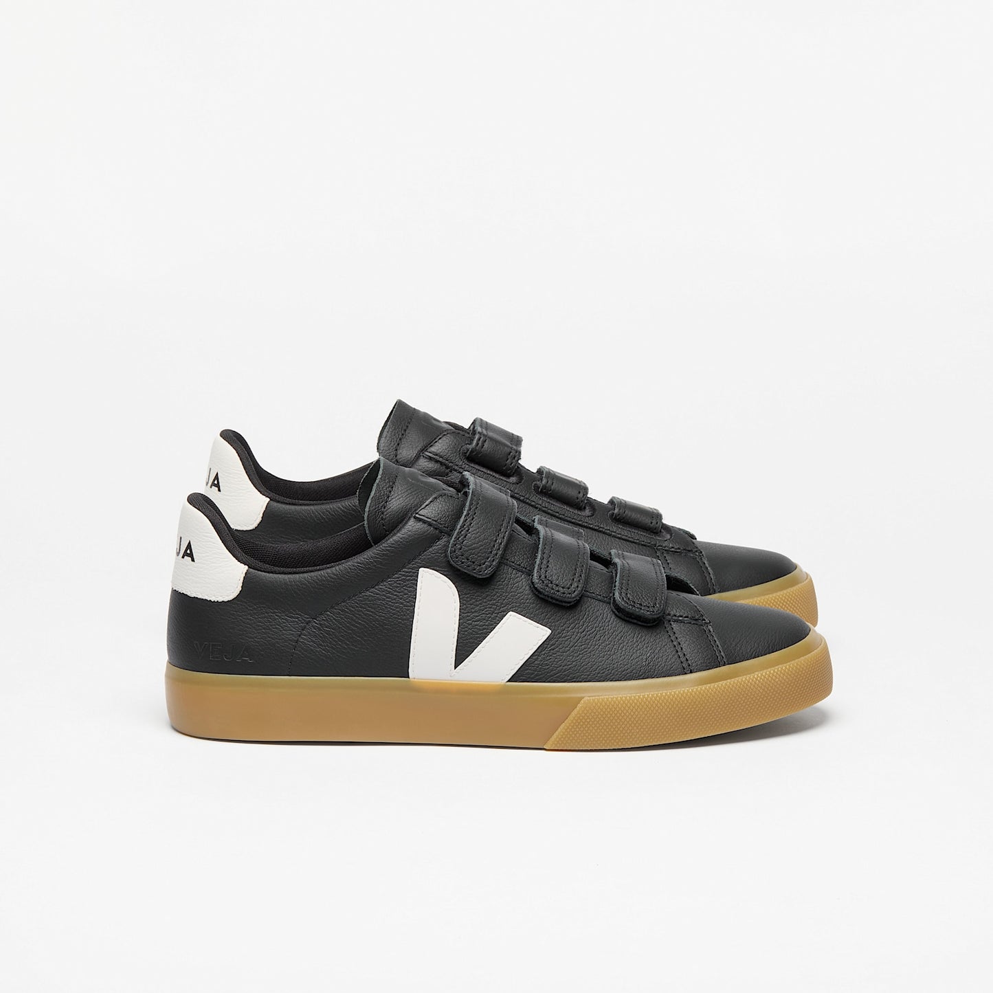 RECIFE LEATHER BLACK WHITE - VEJA SALE