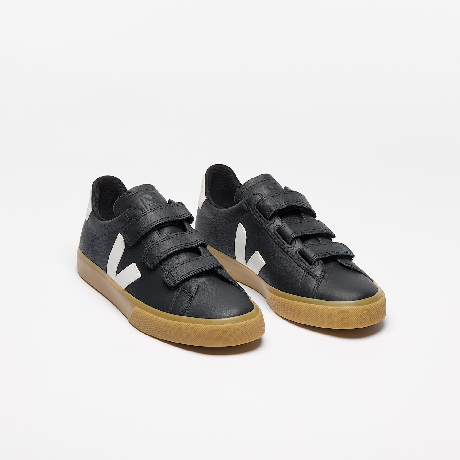 RECIFE LEATHER BLACK WHITE - VEJA SALE