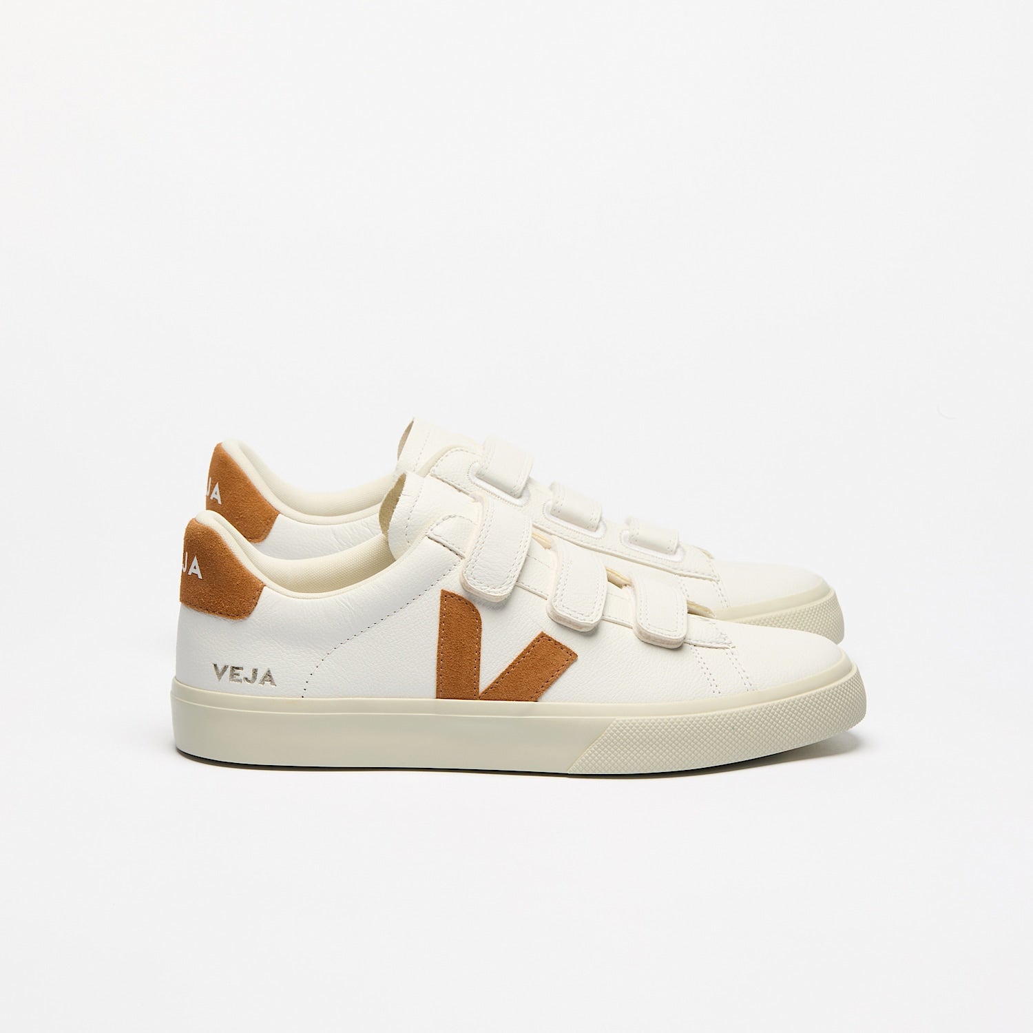 RECIFE LEATHER WHITE UMBER - VEJA DISCOUNT