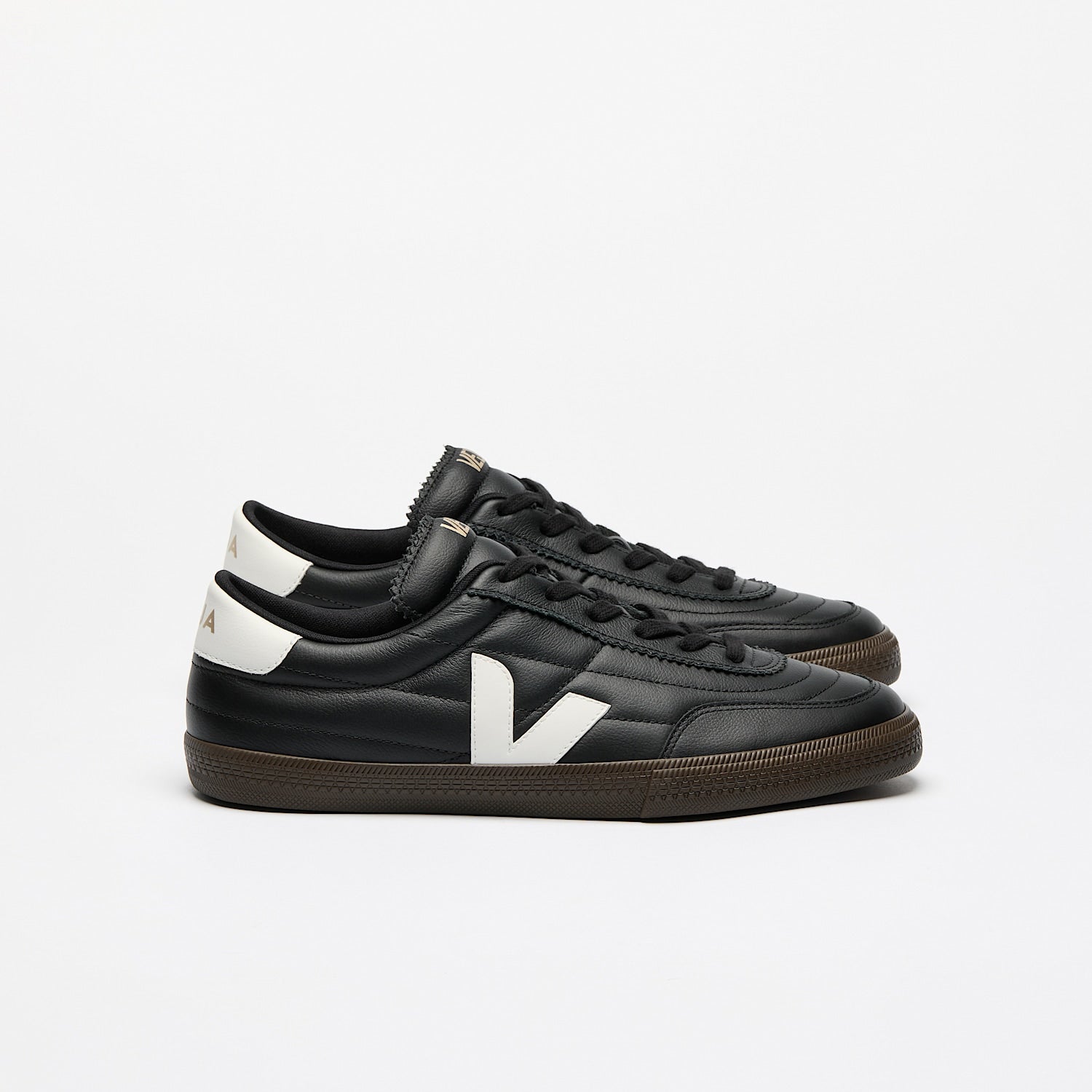 PANENKA LEATHER BLACK WHITE - VEJA FOR SALE