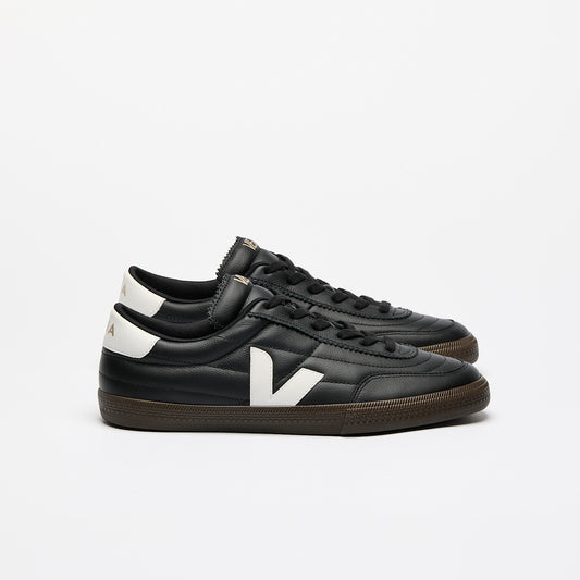 PANENKA LEATHER BLACK WHITE - VEJA FOR SALE
