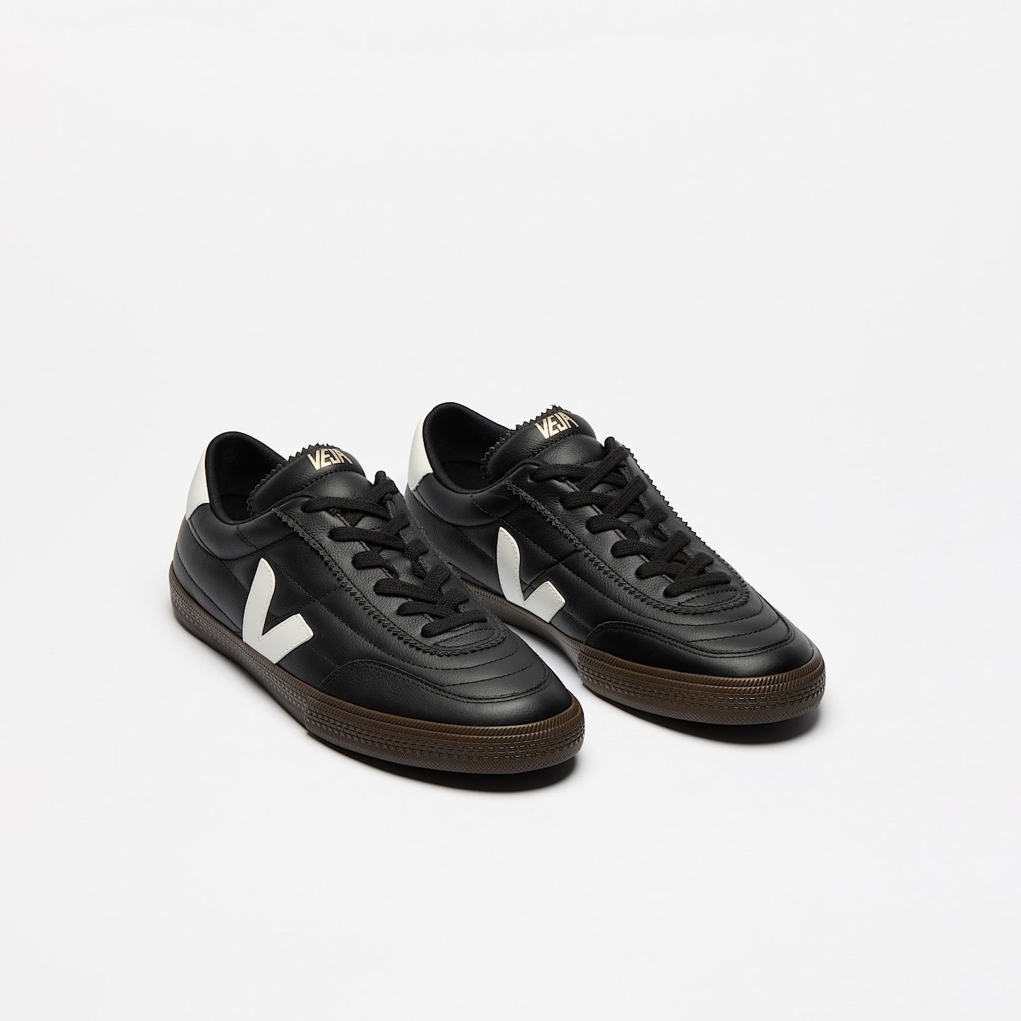 PANENKA LEATHER BLACK WHITE - VEJA FOR SALE