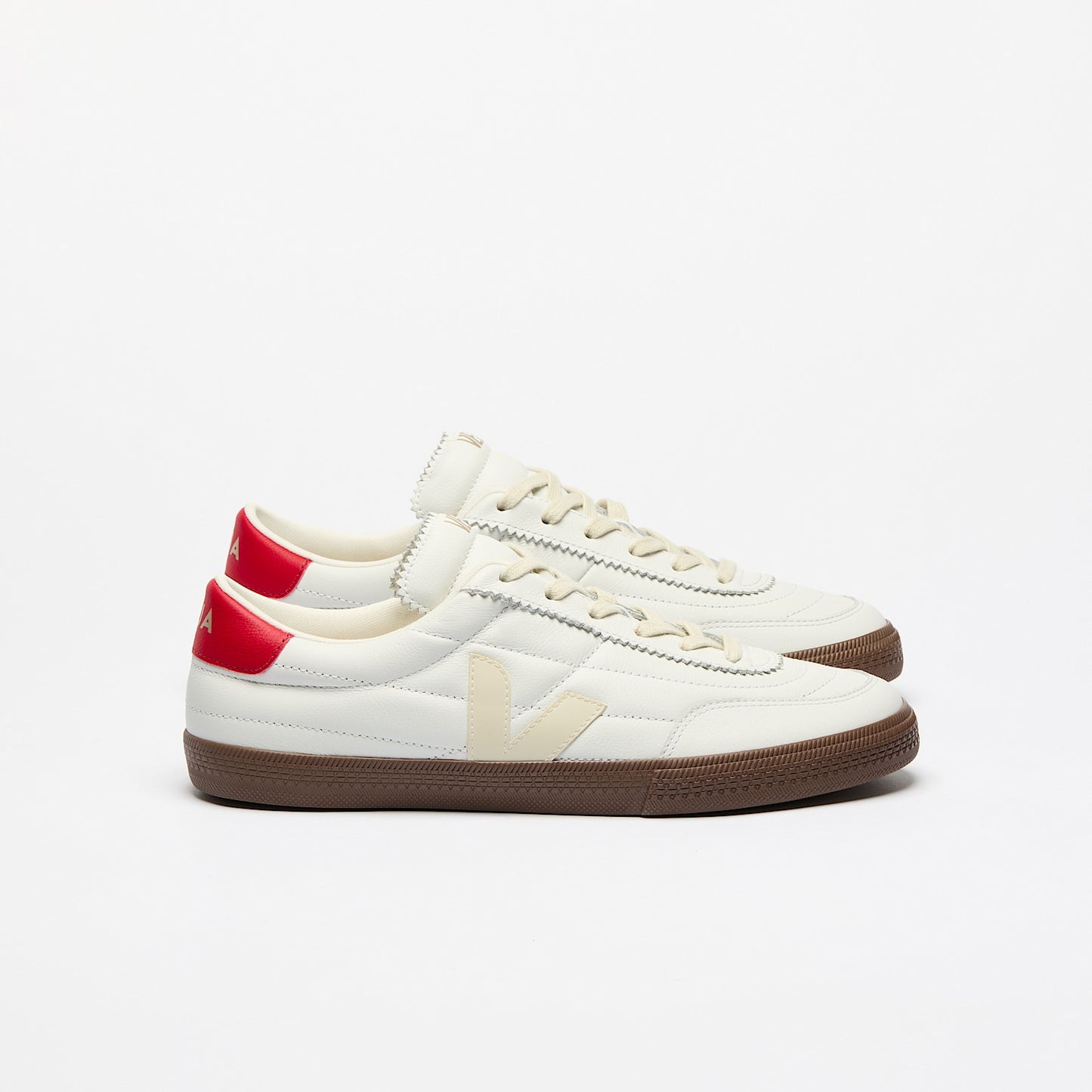 PANENKA LEATHER WHITE PIERRE PEKIN BARK - VEJA US