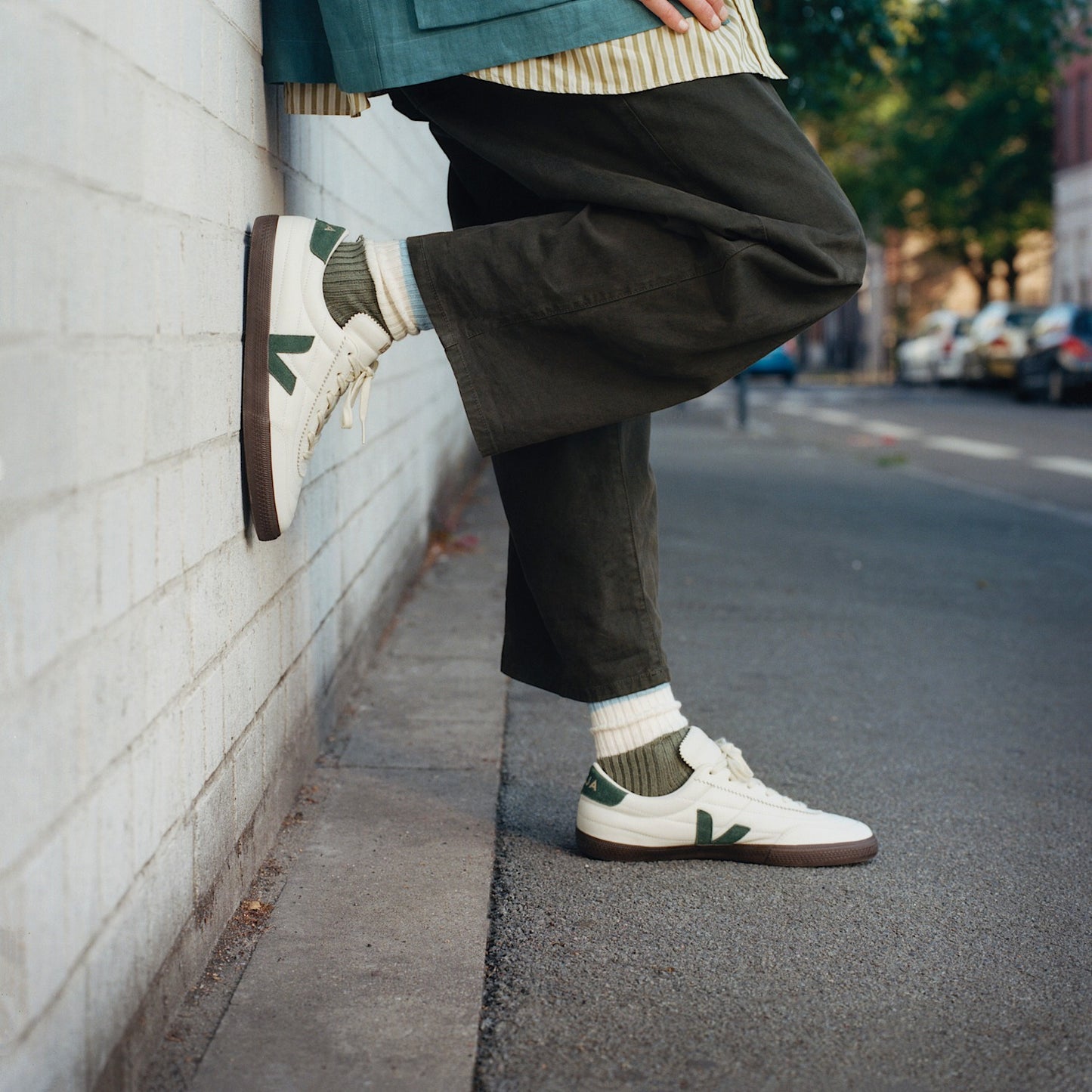 PANENKA LEATHER WHITE CYPRUS EAGLE - VEJA DISCOUNT
