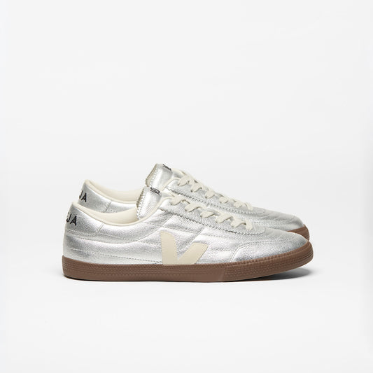 PANENKA LEATHER SILVER WHITE PIERRE BARK - VEJA FOR SALE