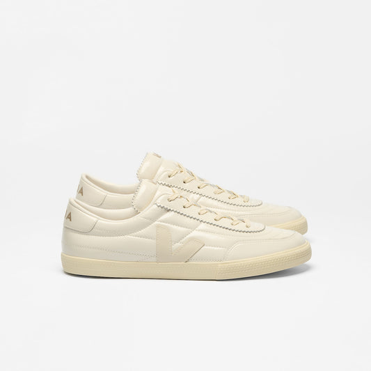 PANENKA PATENT LEATHER OFF WHITE NATURAL - VEJA ONLINE