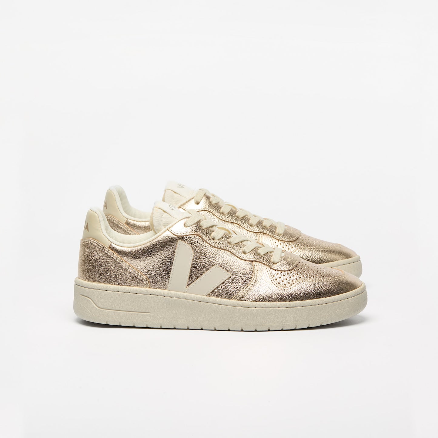 V-10 LEATHER PLATINE PIERRE - VEJA US