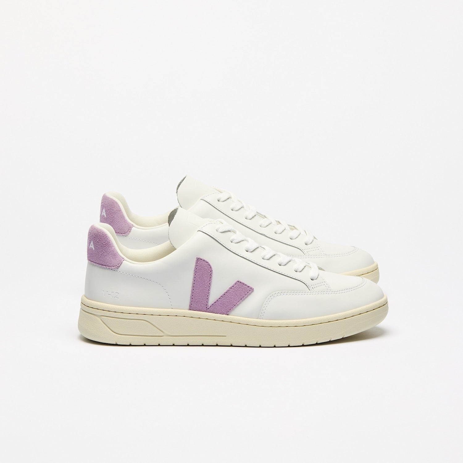 V-12 LEATHER WHITE ORCHID - VEJA ONLINE