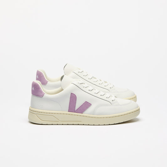 V-12 LEATHER WHITE ORCHID - VEJA ONLINE