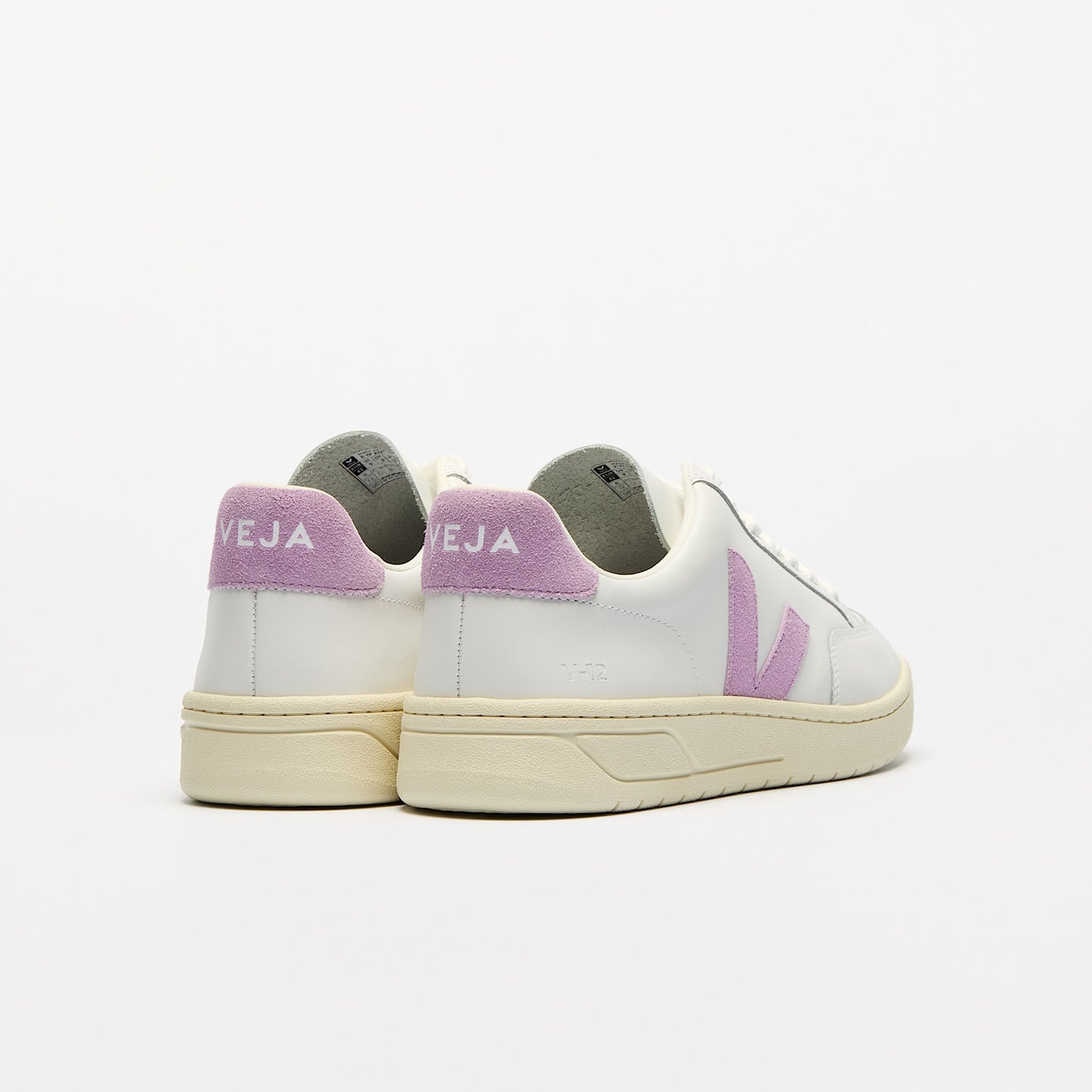 V-12 LEATHER WHITE ORCHID - VEJA ONLINE