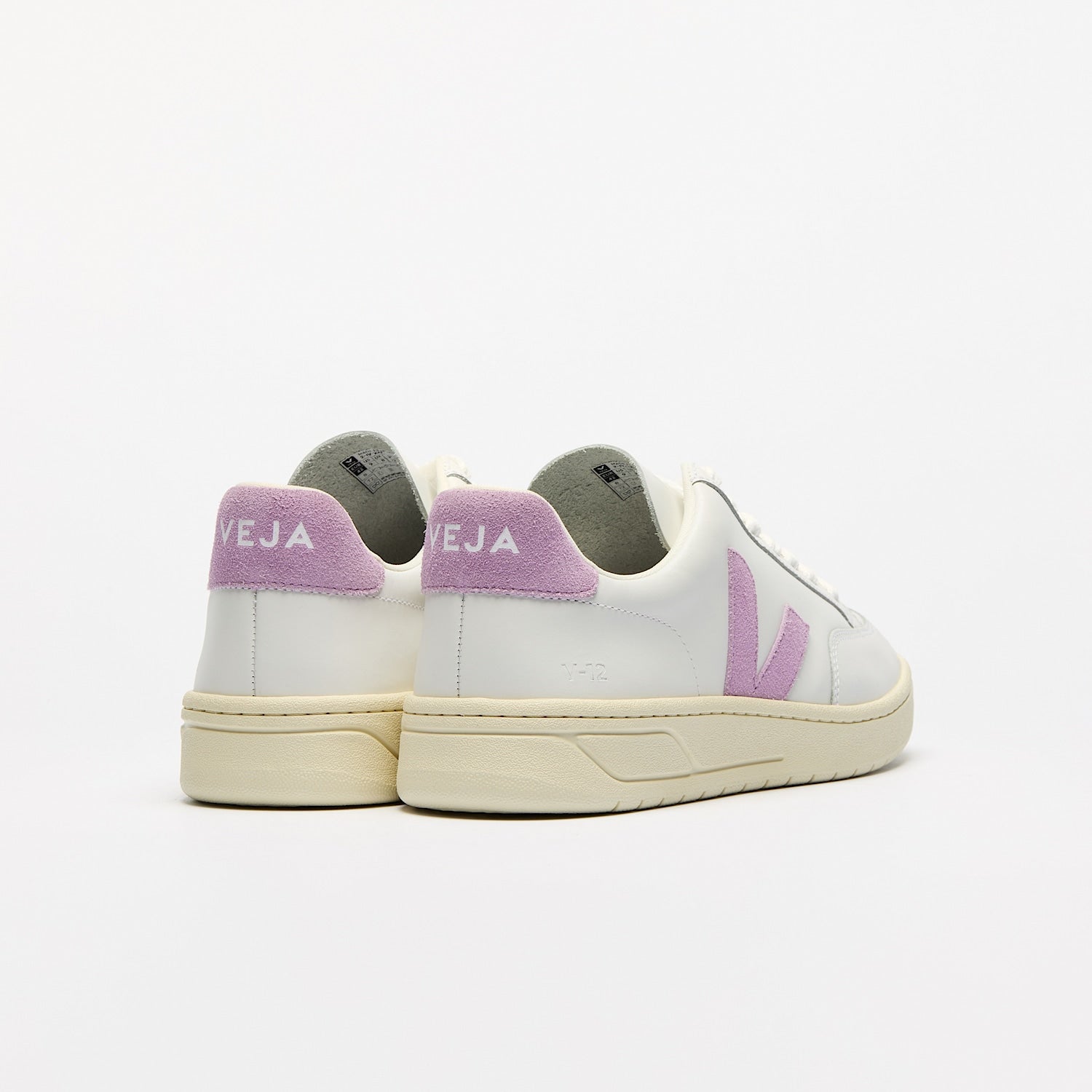 V-12 LEATHER WHITE ORCHID - VEJA ONLINE