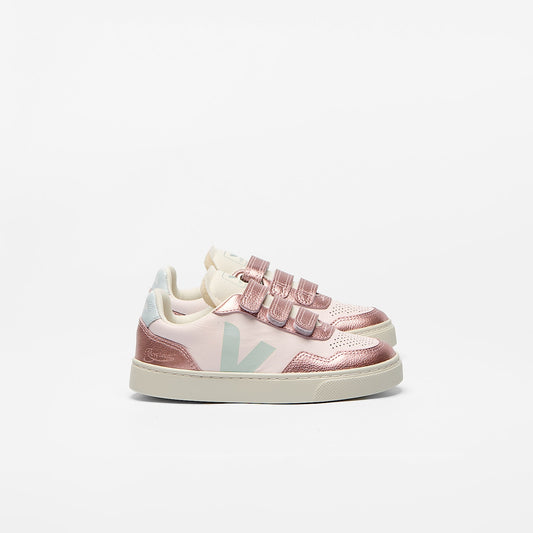 V-90 LEATHER VEJA X BONPOINT LASSI SUN NACRE - VEJA ONLINE