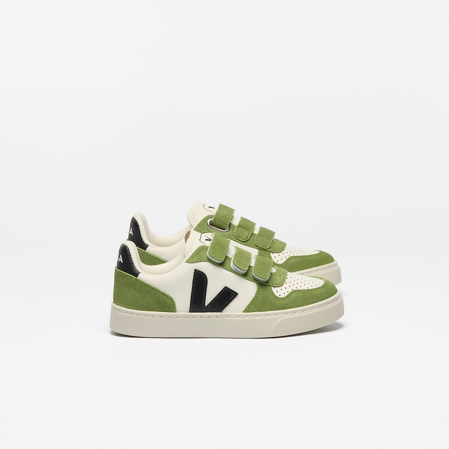 V-10 LEATHER PURE BLACK KIWI - VEJA FOR SALE