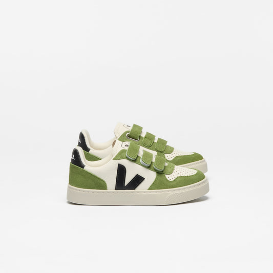 V-10 LEATHER PURE BLACK KIWI - VEJA FOR SALE