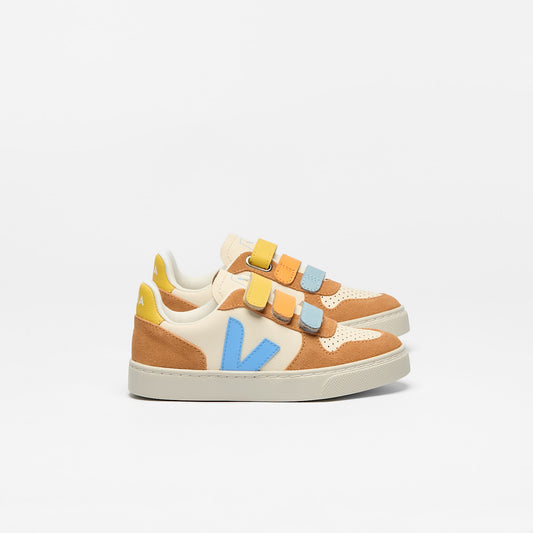 V-10 LEATHER CASHEW AQUA UMBER - VEJA ONLINE
