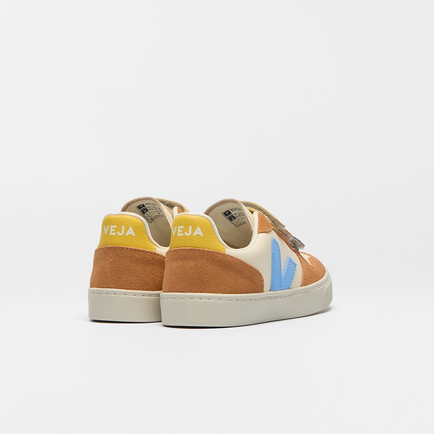 V-10 LEATHER CASHEW AQUA UMBER - VEJA ONLINE