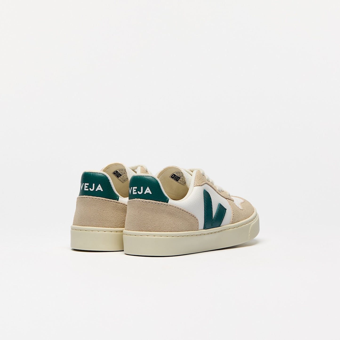 V-10 LEATHER WHITE BRITTANY ALMOND - VEJA FOR SALE