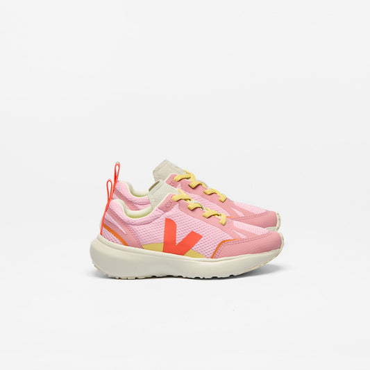 CANARY ELASTIC LACES ALVEOMESH GUIMAUVE ORANGE FLUO - VEJA NEAR ME