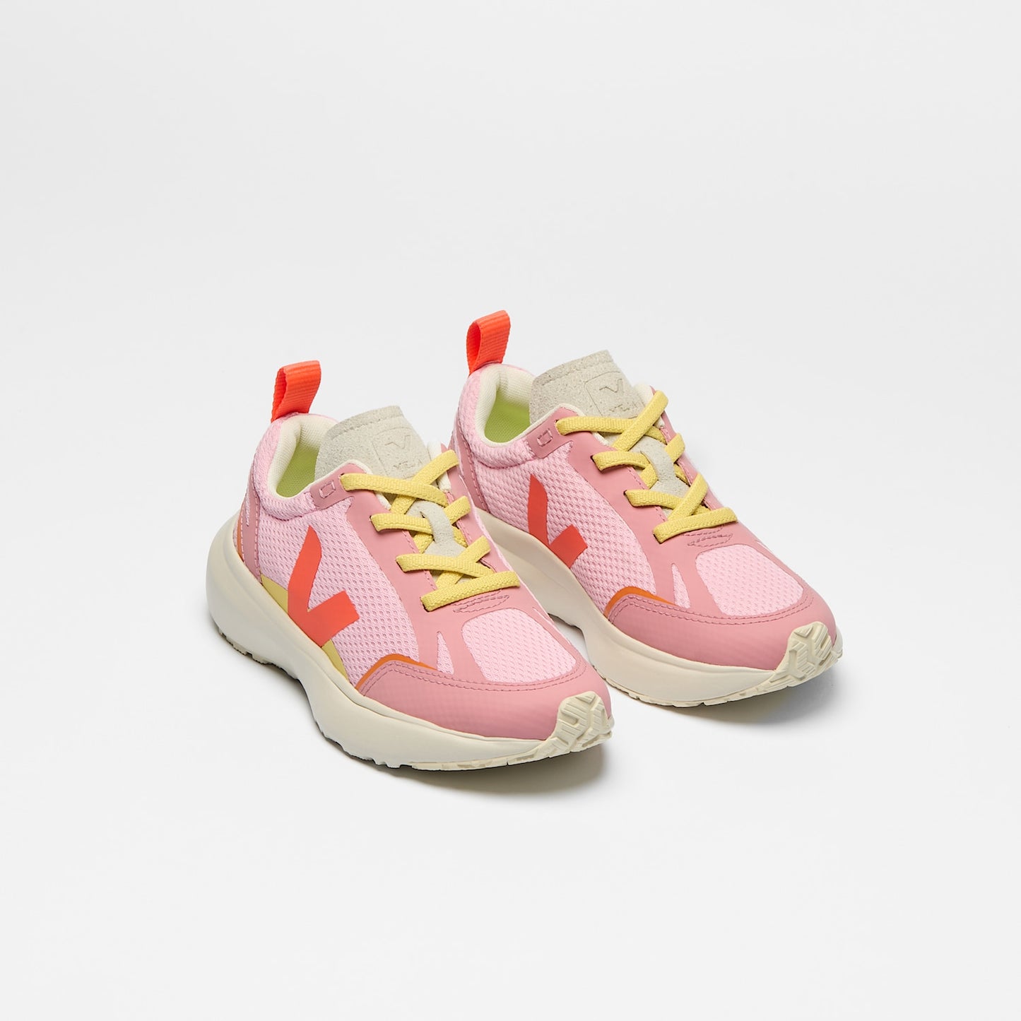 CANARY ELASTIC LACES ALVEOMESH GUIMAUVE ORANGE FLUO - VEJA NEAR ME