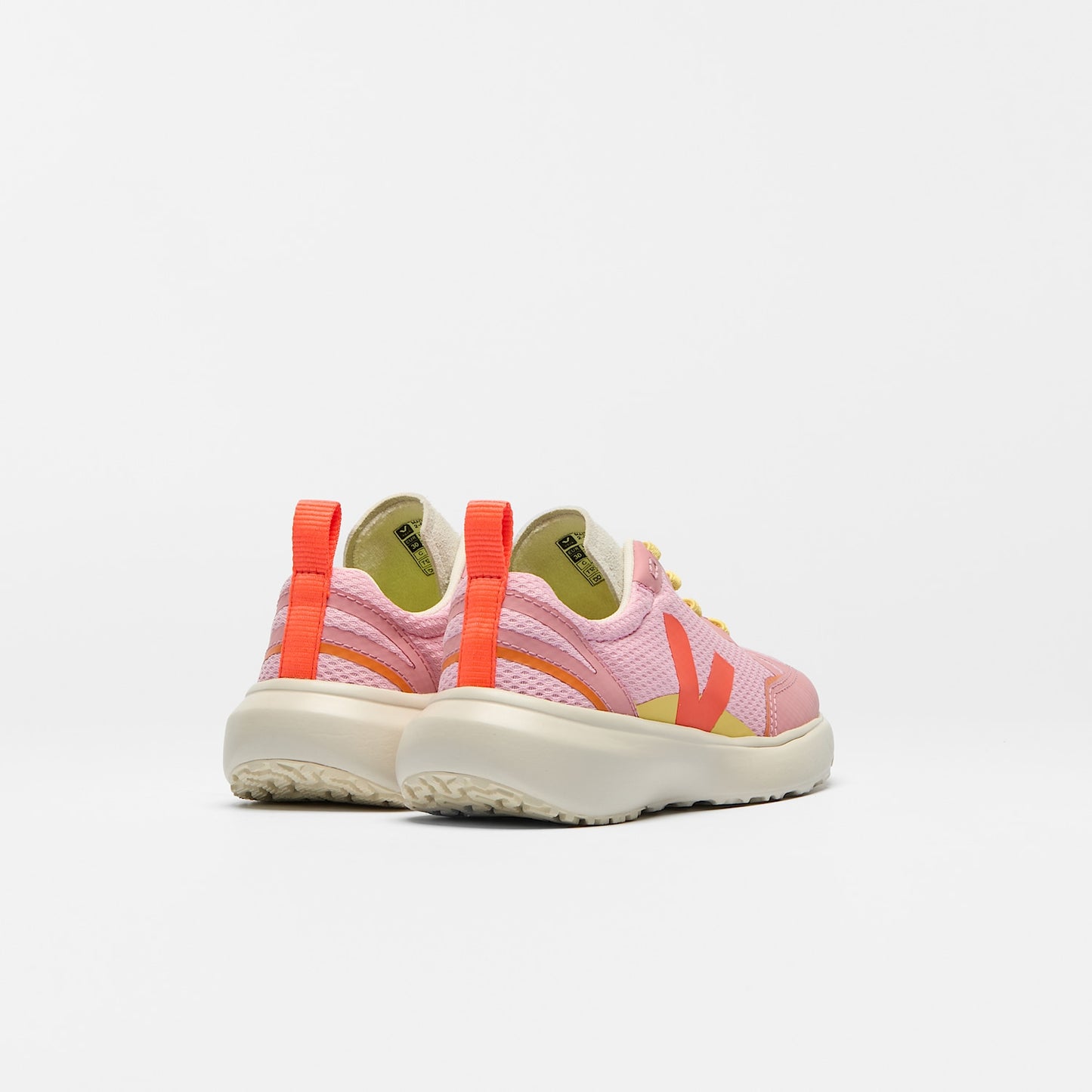 CANARY ELASTIC LACES ALVEOMESH GUIMAUVE ORANGE FLUO - VEJA NEAR ME