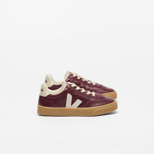 VOLLEY ELASTIC LACES LEATHER AMARANTE PIERRE - VEJA FOR SALE