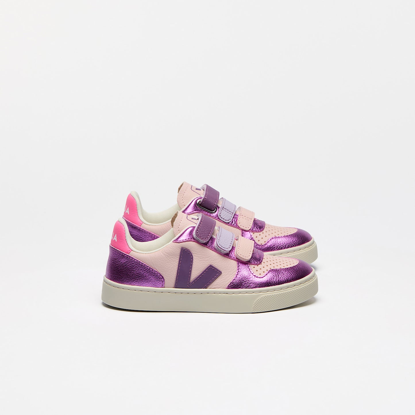 V-10 LEATHER PETALE MULTICO COSMOS - VEJA US
