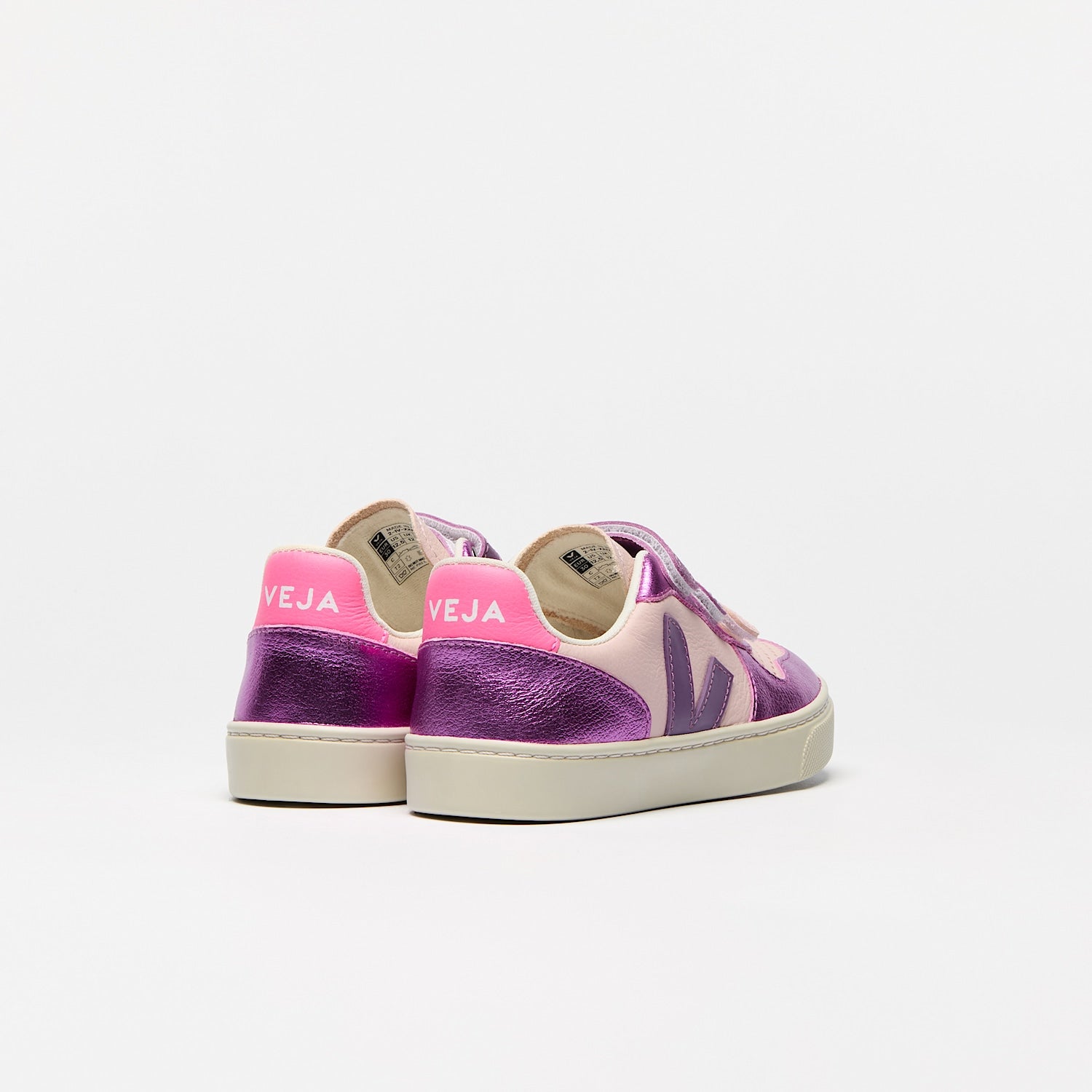 V-10 LEATHER PETALE MULTICO COSMOS - VEJA US