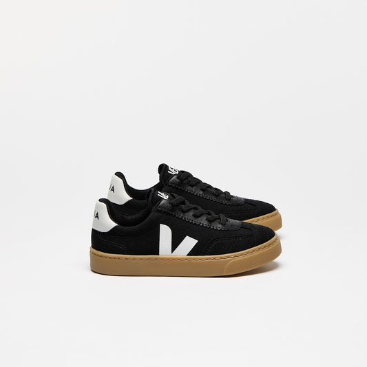 VOLLEY ELASTIC LACES CANVAS BLACK WHITE NATURAL - VEJA ONLINE