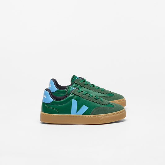 VOLLEY ELASTIC LACES LEATHER GOLF AQUA NATURAL - VEJA FOR SALE
