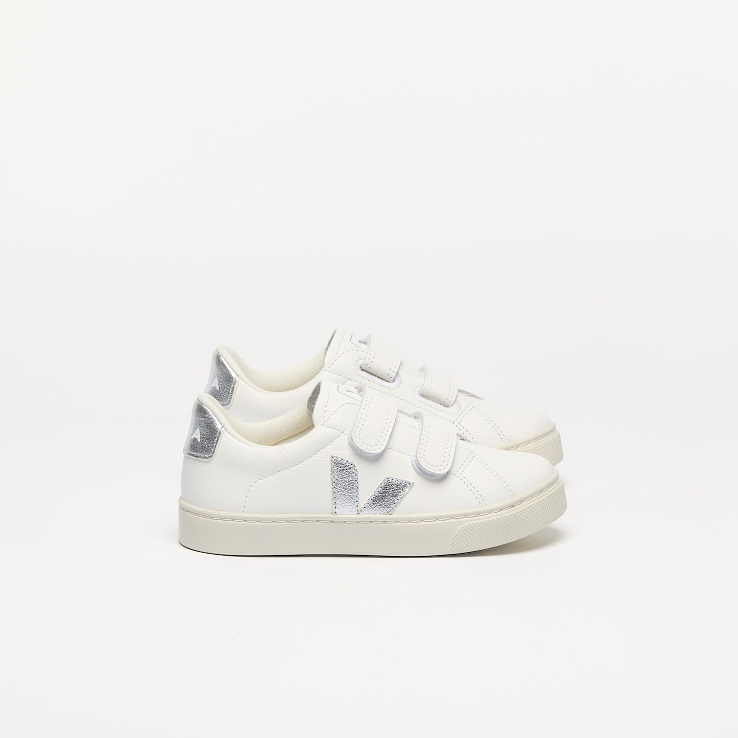 ESPLAR LEATHER WHITE SILVER - VEJA US