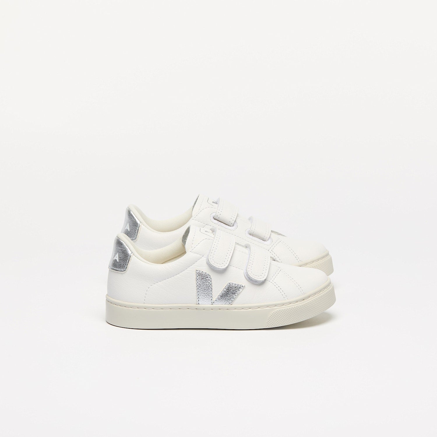 ESPLAR LEATHER WHITE SILVER - VEJA US