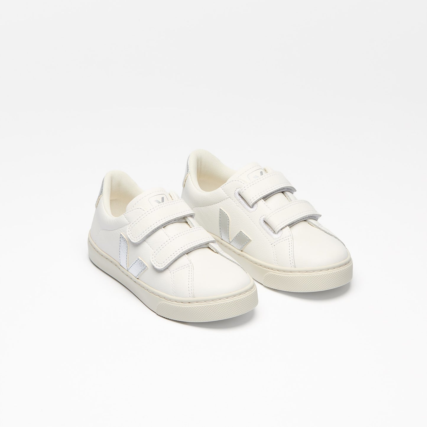 ESPLAR LEATHER WHITE SILVER - VEJA US