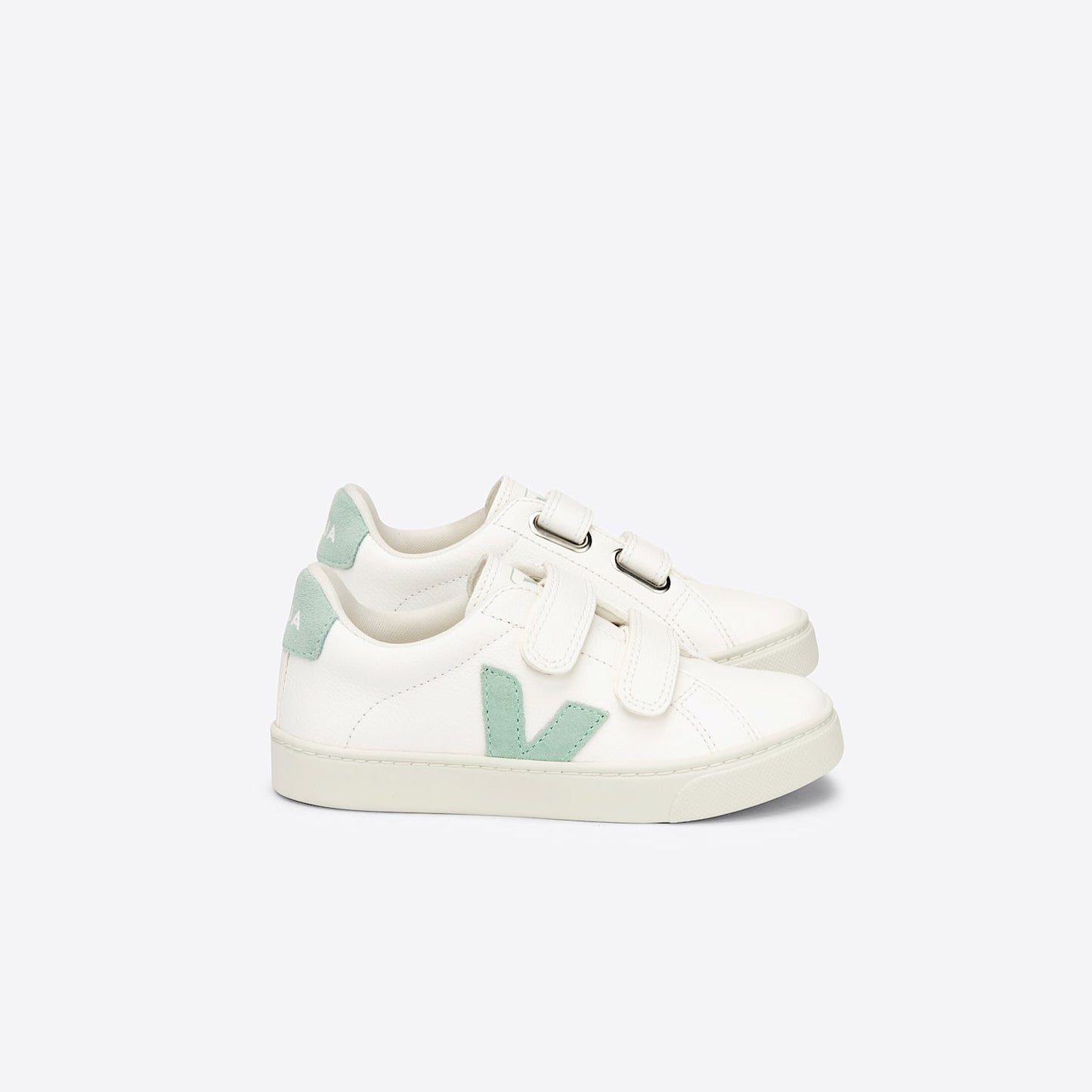 ESPLAR LEATHER WHITE MATCHA - VEJA DISCOUNT
