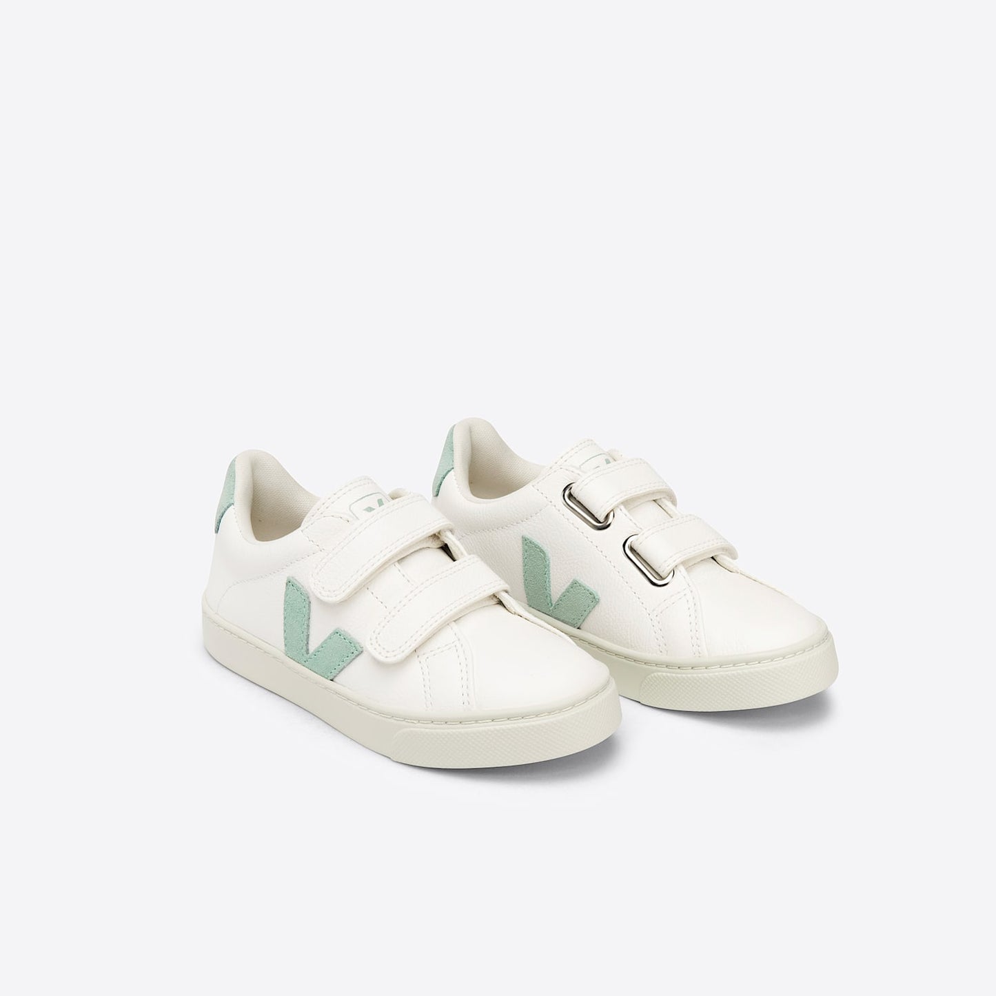 ESPLAR LEATHER WHITE MATCHA - VEJA DISCOUNT