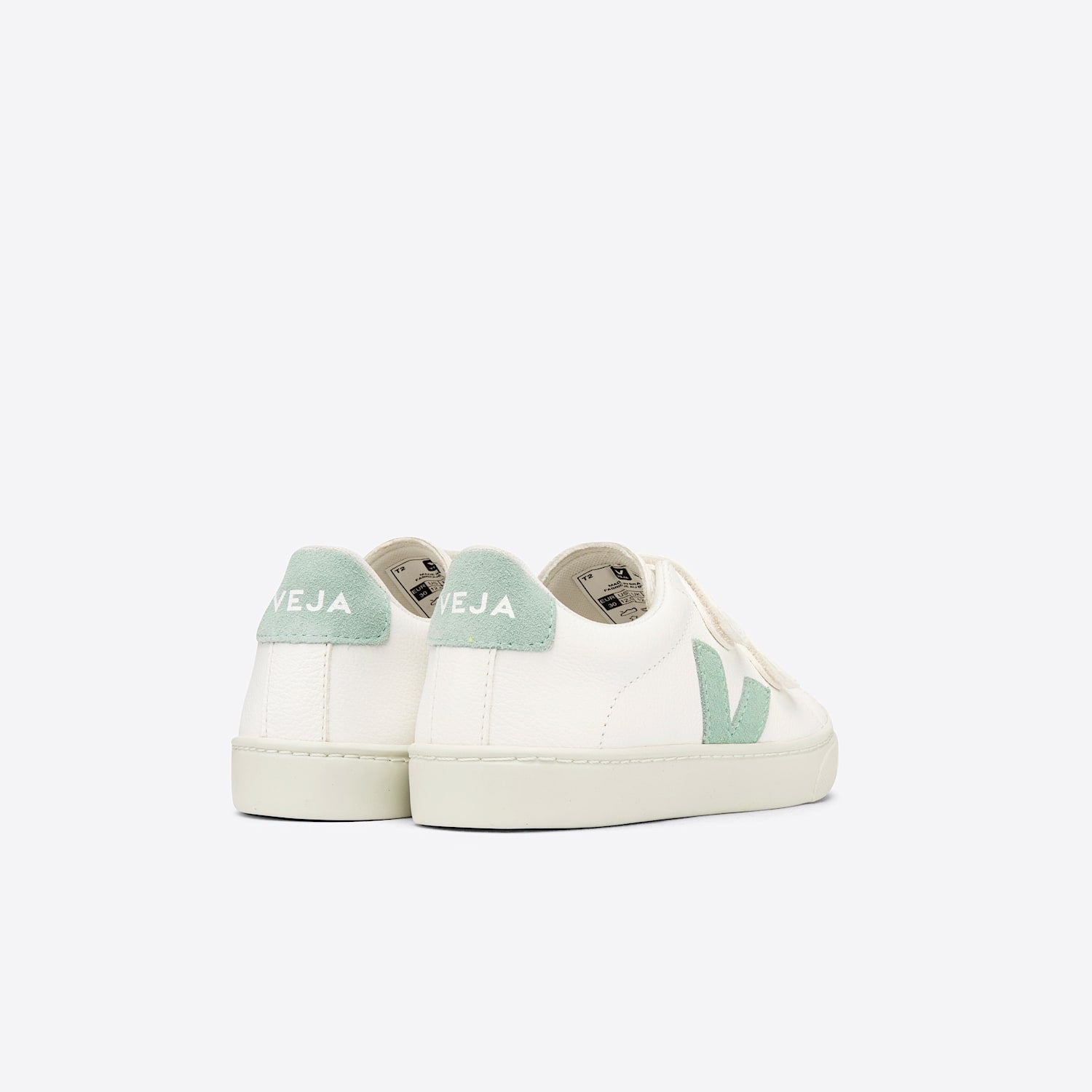 ESPLAR LEATHER WHITE MATCHA - VEJA DISCOUNT