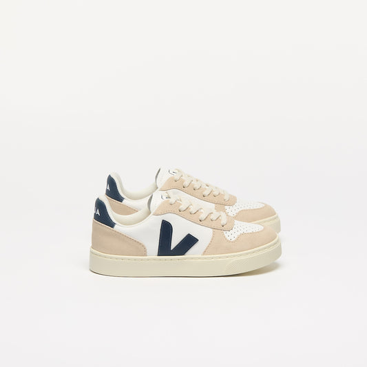 V-10 LEATHER WHITE NAUTICO ALMOND - VEJA US