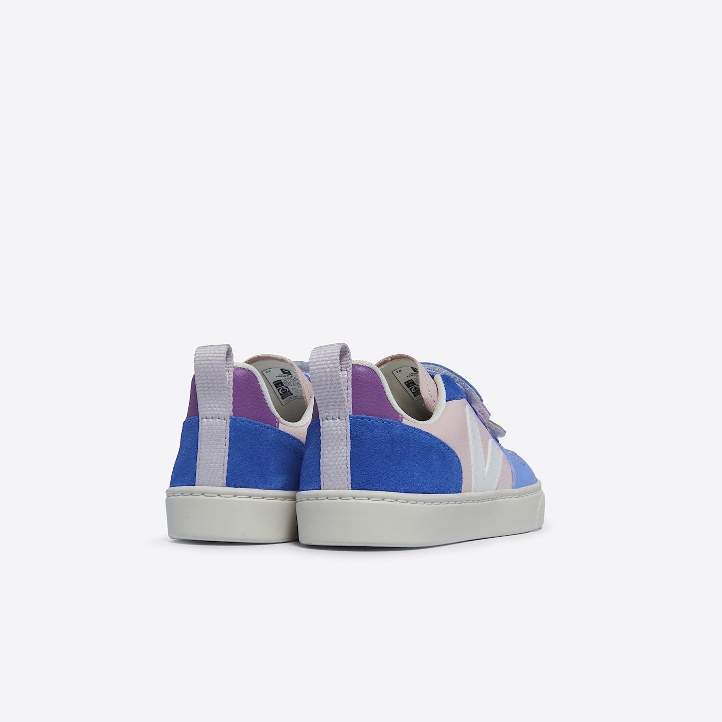 V-10 LEATHER MULTICO PETALE WHITE - VEJA DISCOUNT
