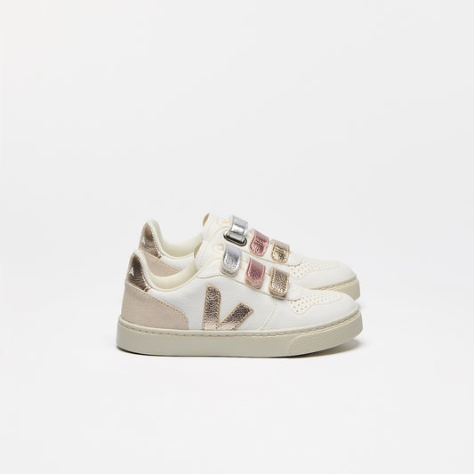 V-10 LEATHER MULTICO WHITE SHINY - VEJA ONLINE