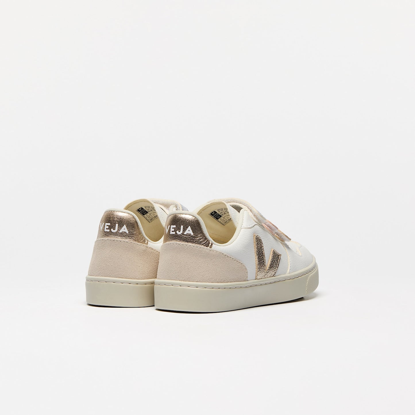 V-10 LEATHER MULTICO WHITE SHINY - VEJA ONLINE