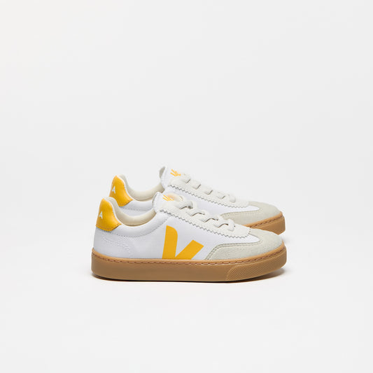 VOLLEY ELASTIC LACES CANVAS WHITE SUNSHINE NATURAL - VEJA DISCOUNT