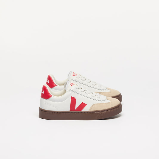VOLLEY ELASTIC LACES LEATHER WHITE PIERRE PEKIN - VEJA SALE