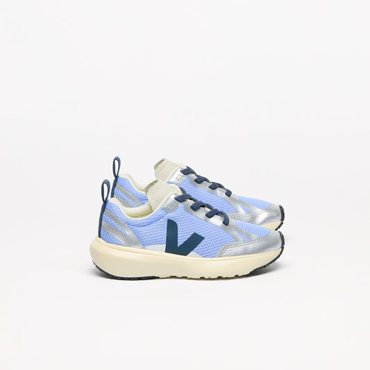 CANARY ELASTIC LACES ALVEOMESH OLYMPE NAUTICO SILVER - VEJA US