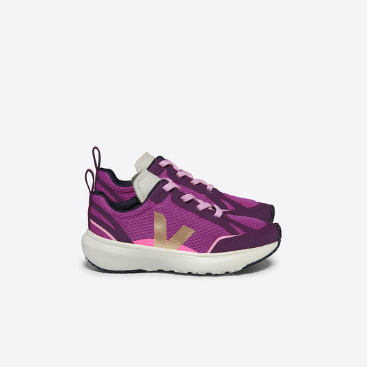 CANARY ELASTIC LACES ALVEOMESH LOTUS PLATINE - VEJA ONLINE