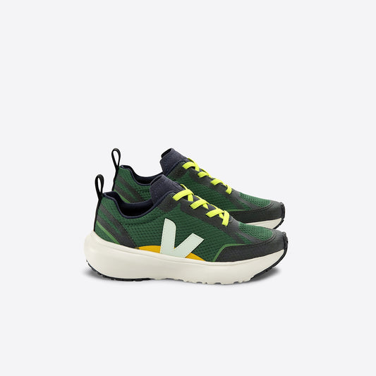CANARY ELASTIC LACES ALVEOMESH POKER JADE - VEJA SALE