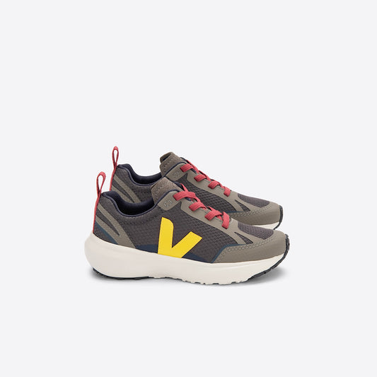 CANARY ELASTIC LACES ALVEOMESH GRAFITE TONIC - VEJA DISCOUNT