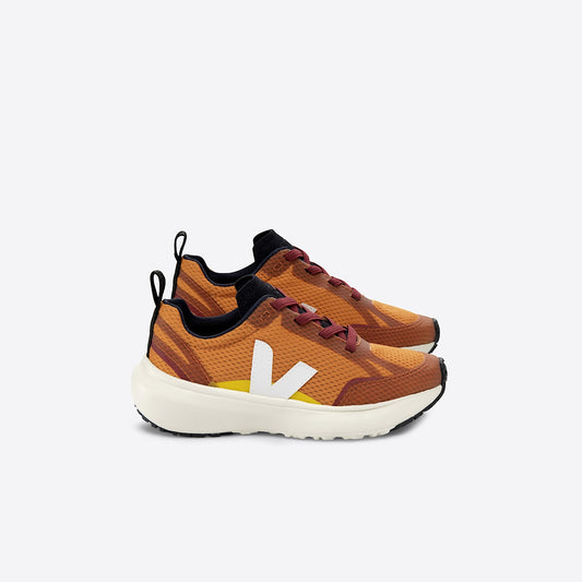 CANARY ELASTIC LACES ALVEOMESH PUMPKIN WHITE - VEJA NEAR ME