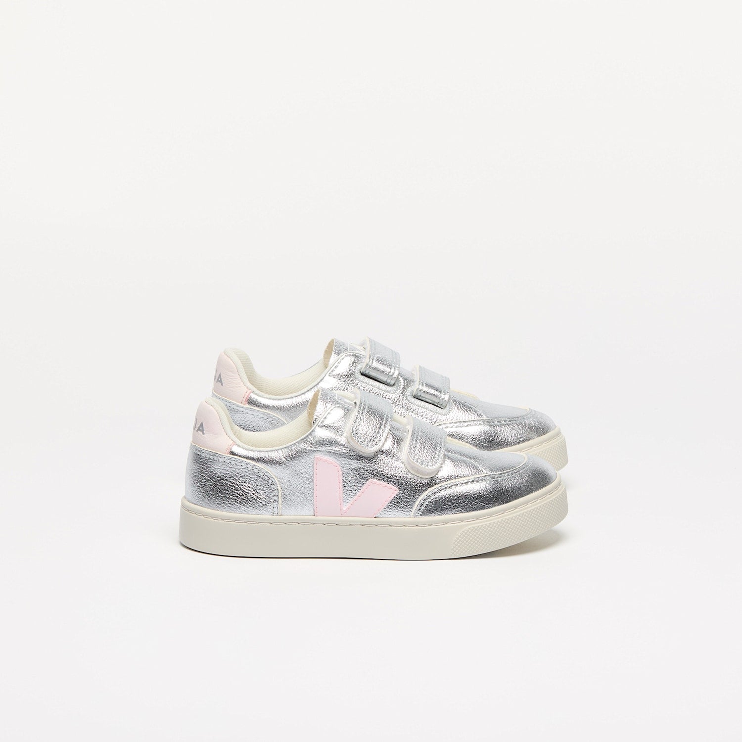 V-12 LEATHER SILVER LASSI - VEJA FOR SALE