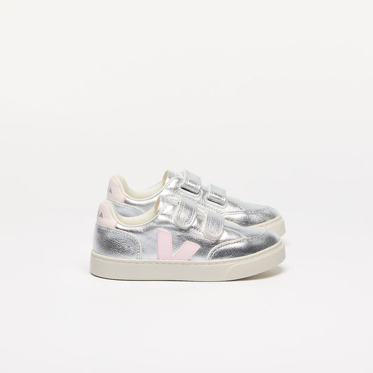 V-12 LEATHER SILVER LASSI - VEJA FOR SALE