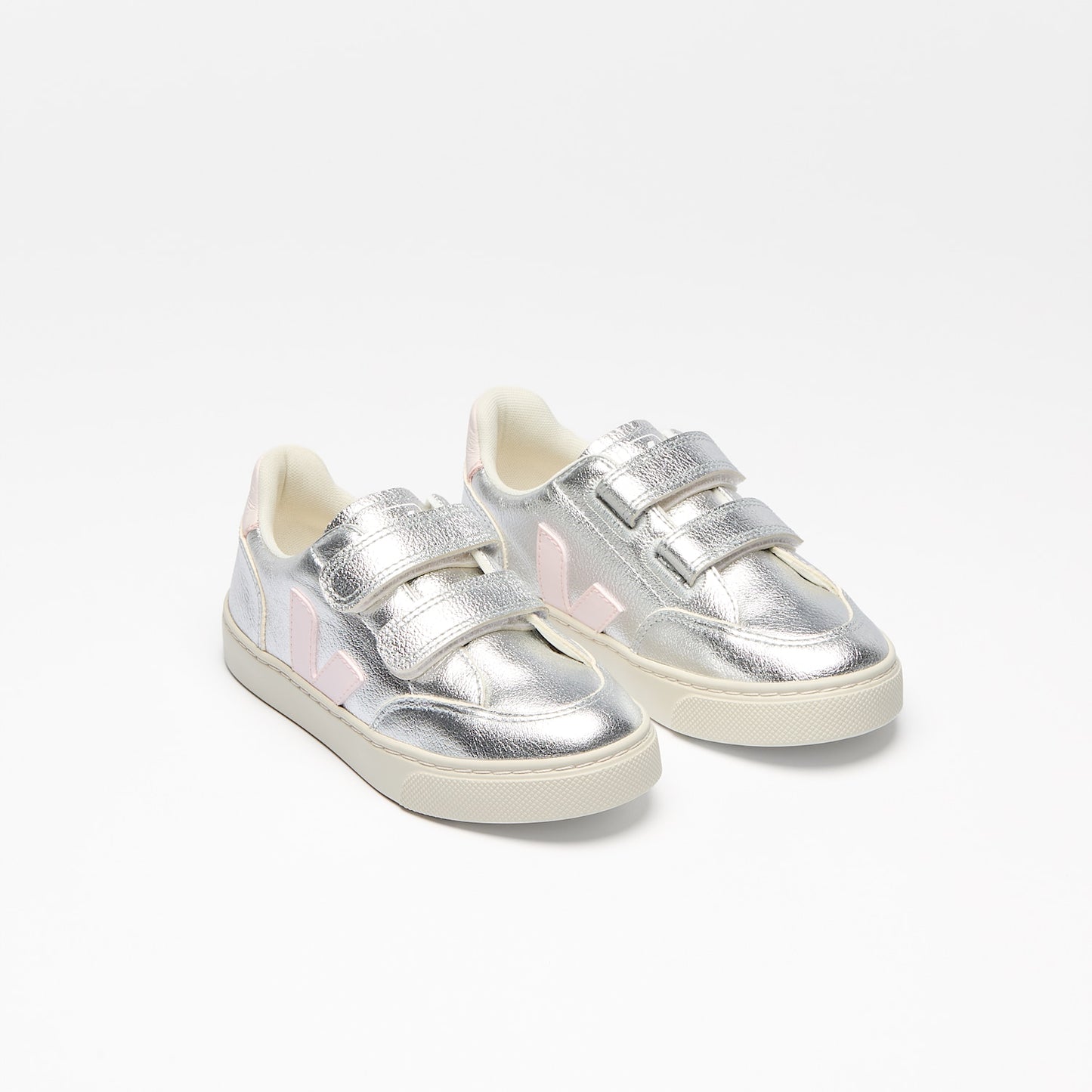 V-12 LEATHER SILVER LASSI - VEJA FOR SALE